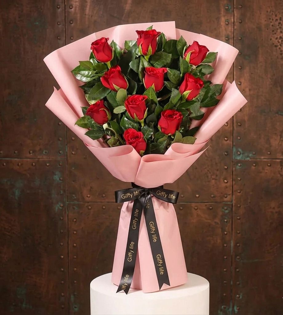 Romantic Red Rose Bouquet