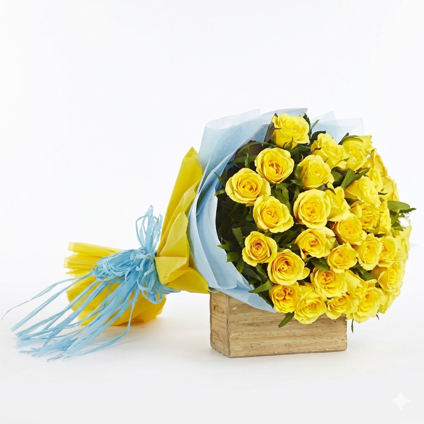 Sunshine Joy: Radiant Yellow Rose Bouquet