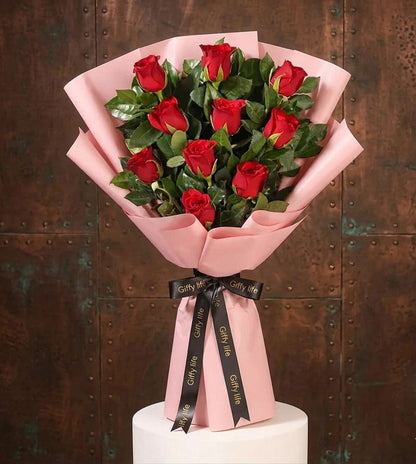 Romantic Red Rose Bouquet