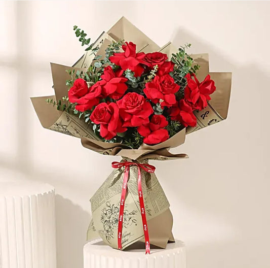 Luxury Red Rose Bouquet