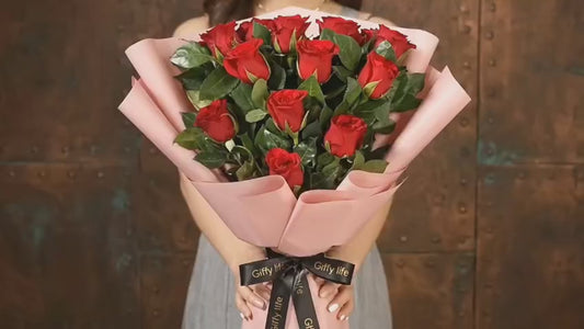 Romantic Red Rose Bouquet